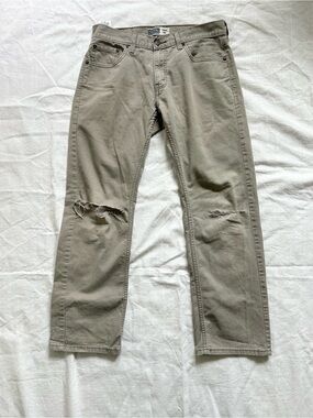 Signature by Levi Strauss Tan Straight-Leg Jeans